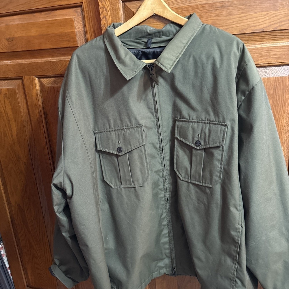 Horace Small Sentry Imagewear 3X Green HS3326 Jacket Removable Liner Flag